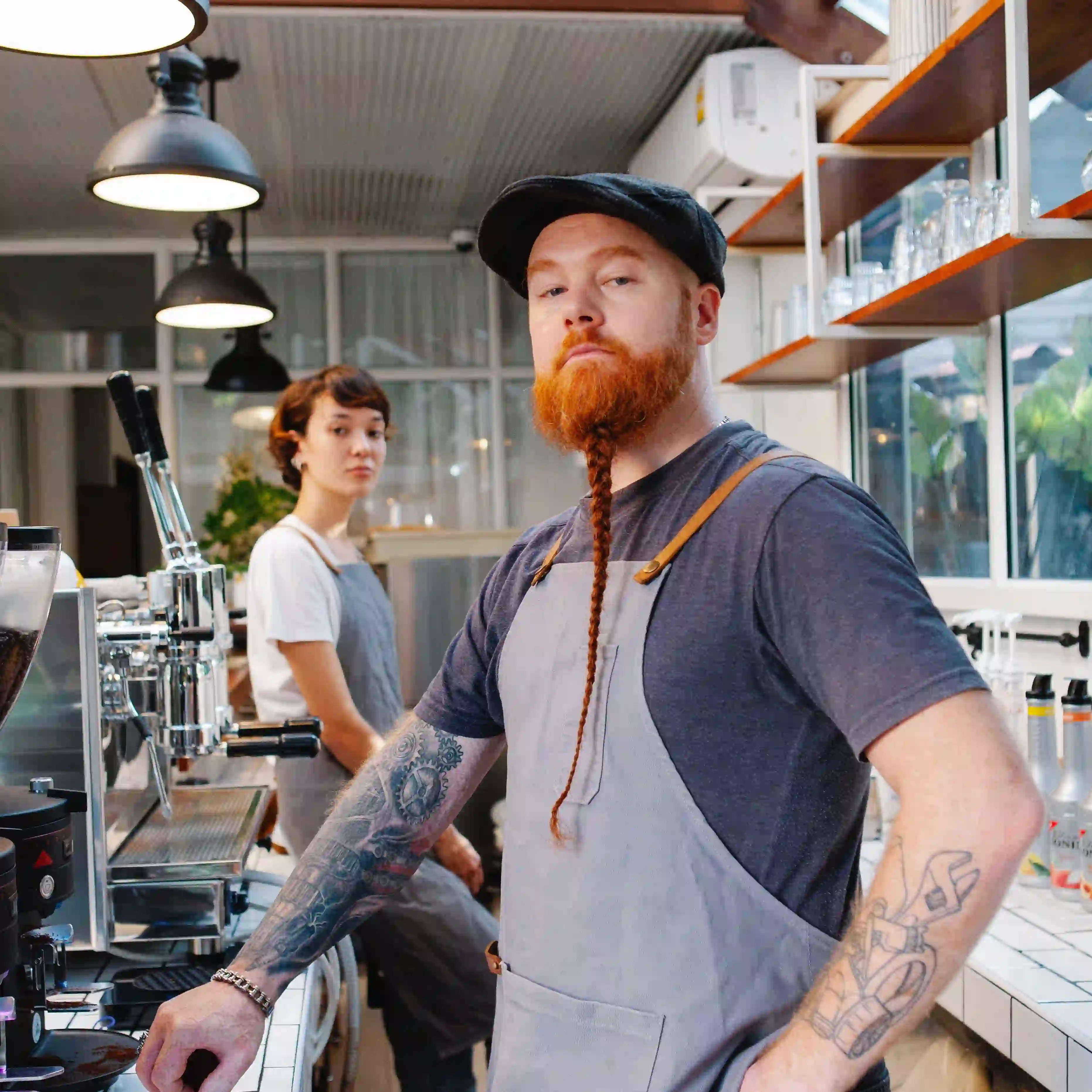 Baristas looking proud.